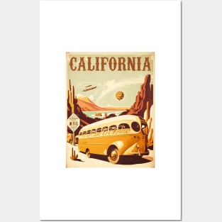 Colorado Desert California Vintage Travel Art Poster Posters and Art